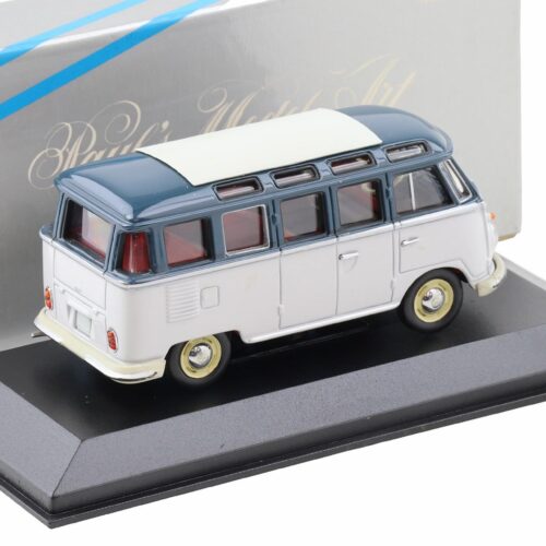 1:43 Minichamps VW T1 Bus Samba grey/ blue