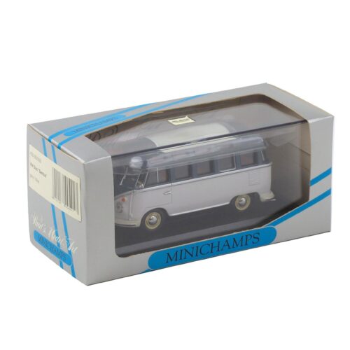 1:43 Minichamps VW T1 Bus Samba grey/ blue