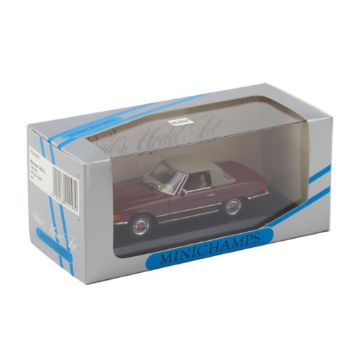 1:43 Minichamps Mercedes 350 SL R107 Cabriolet closed Softtop red