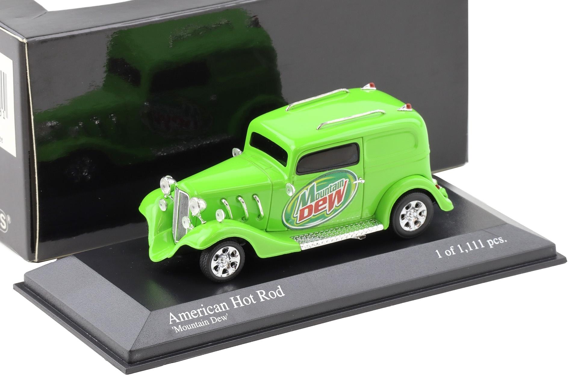 1:43 Minichamps American Hot Rod Mountain Drew green