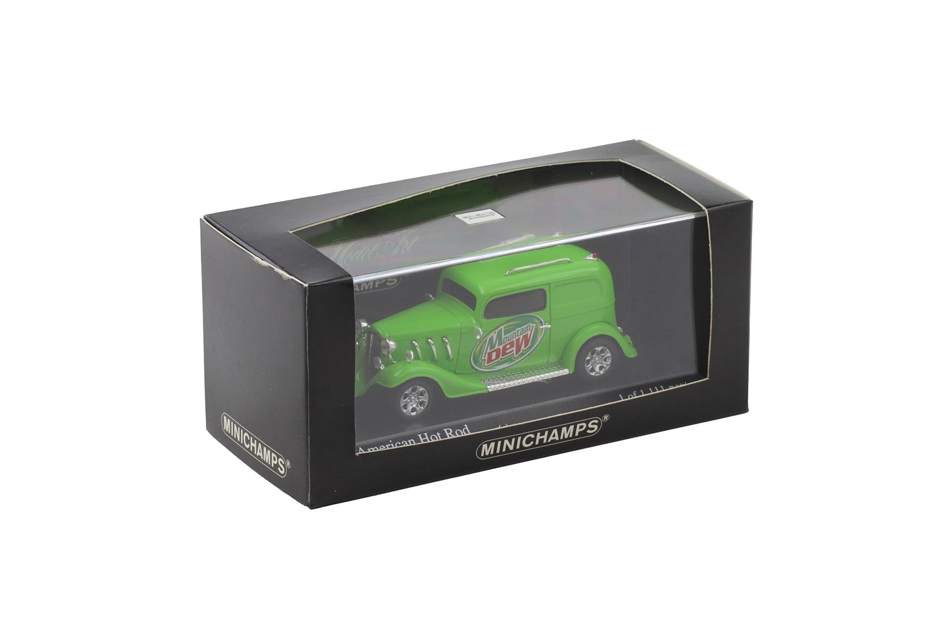 1:43 Minichamps American Hot Rod Mountain Drew green