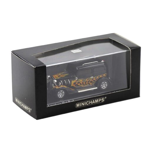 1:43 Minichamps American Hot Rod Black with flames