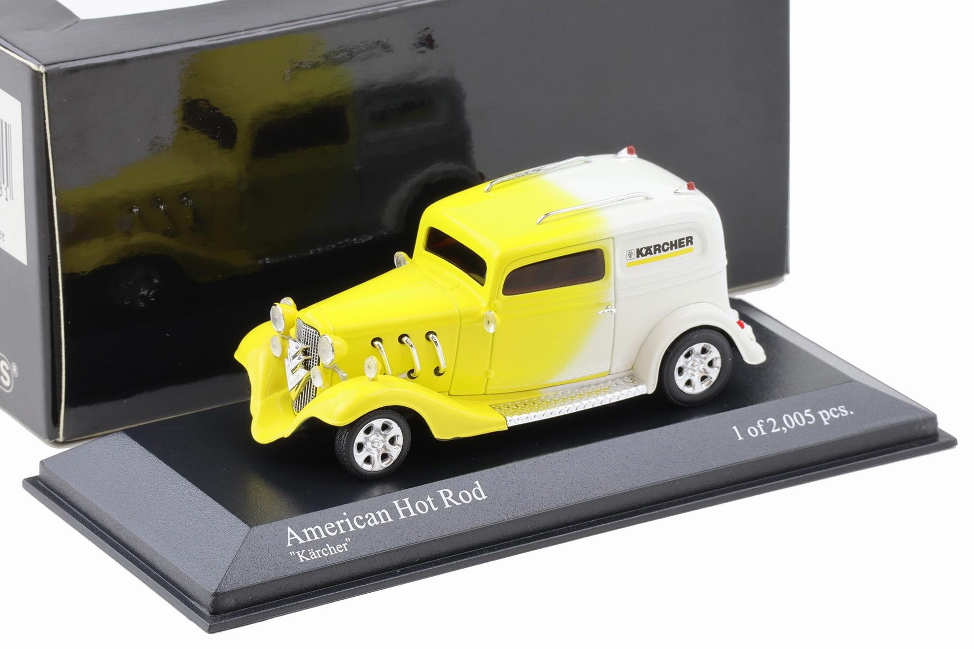 1:43 Minichamps American Hot Rod Kärcher yellow/ white