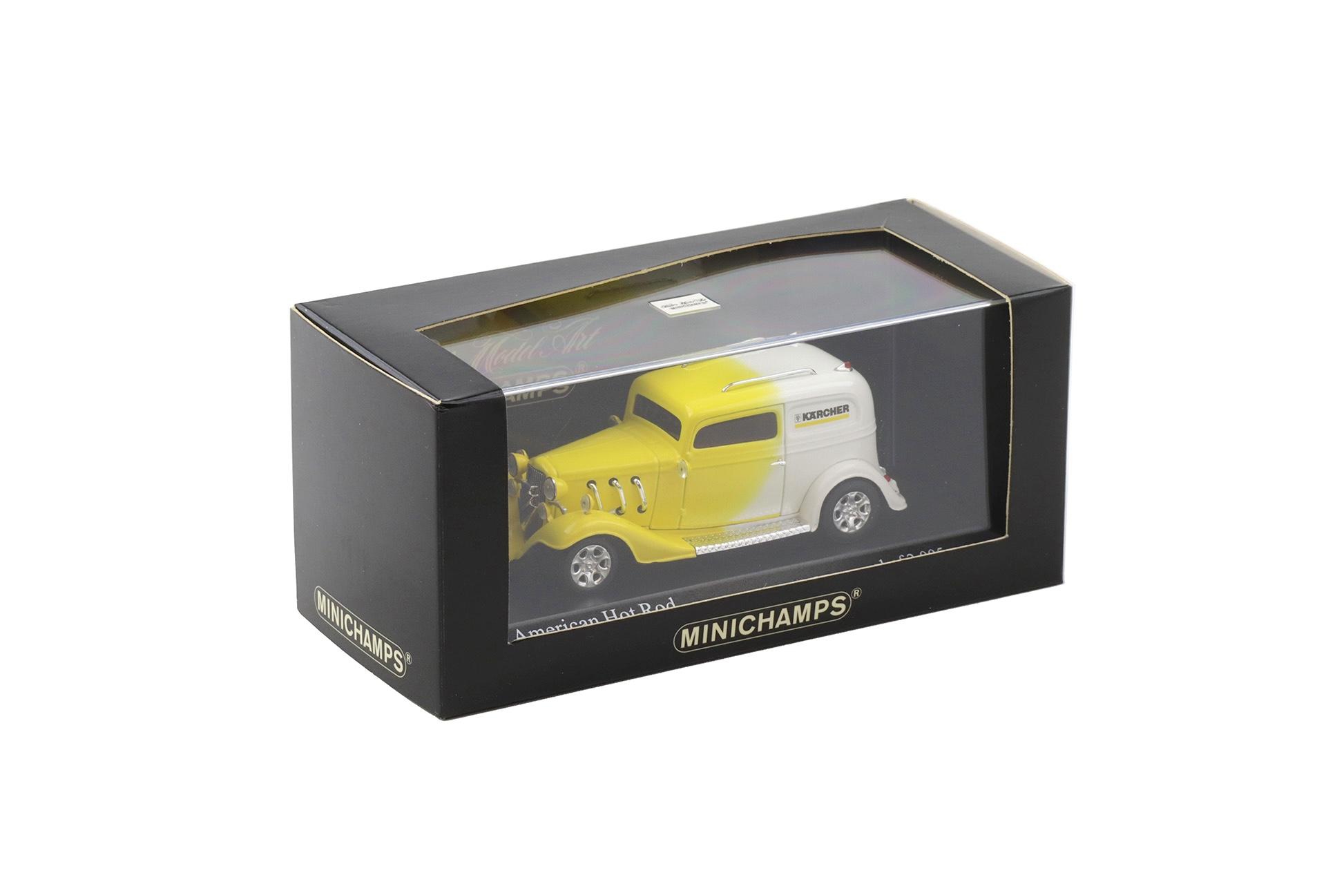 1:43 Minichamps American Hot Rod Kärcher yellow/ white