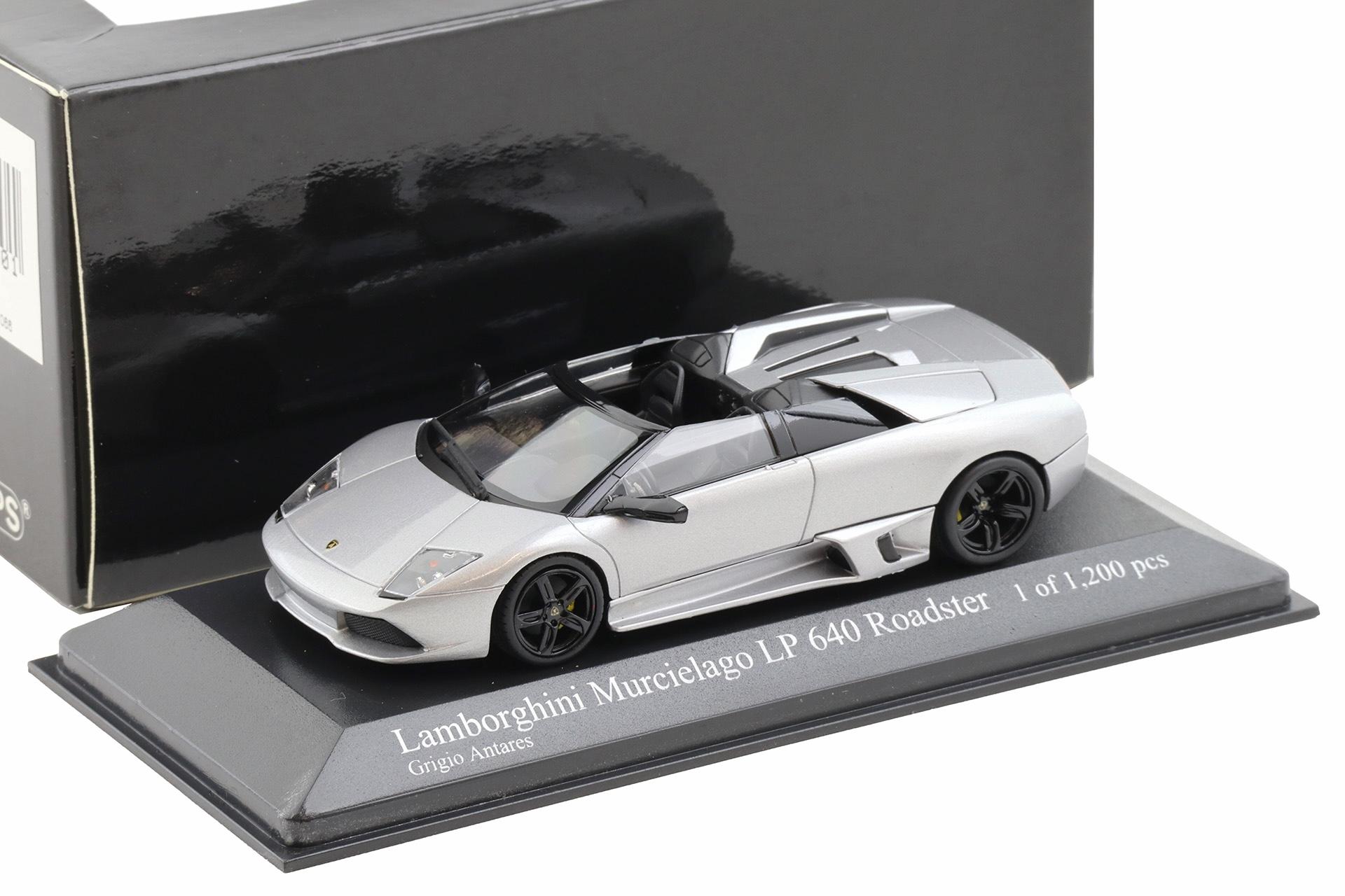 1:43 Minichamps Lamborghini Murcielago LP640 Roadster 2007 Grigio Antares grey