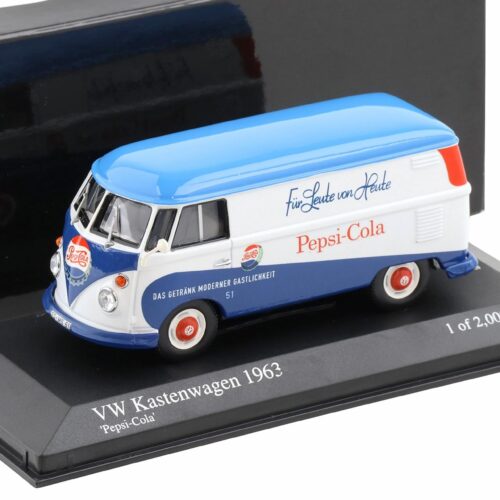 1:43 Minichamps VW T1 Bus Kastenwagen PEPSI-COLA 1963