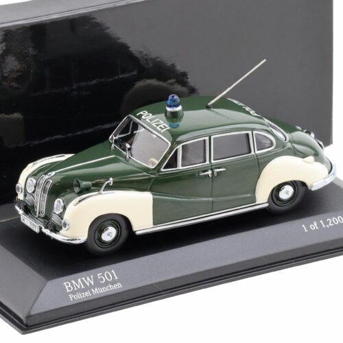 1:43 Minichamps BMW 501 Polizei München green/ white