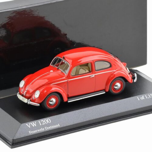 1:43 Minichamps VW Käfer 1200 Export Feuerwehr Dortmund red