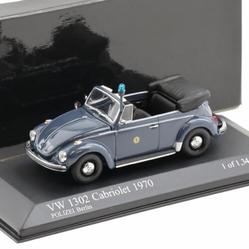 1:43 Minichamps VW 1302 Käfer Cabriolet 1970 Polizei Berlin