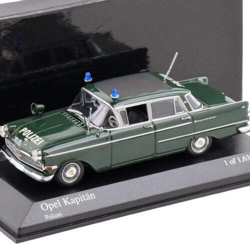 1:43 Minichamps Opel Kapitän 1959 Polizei dark green