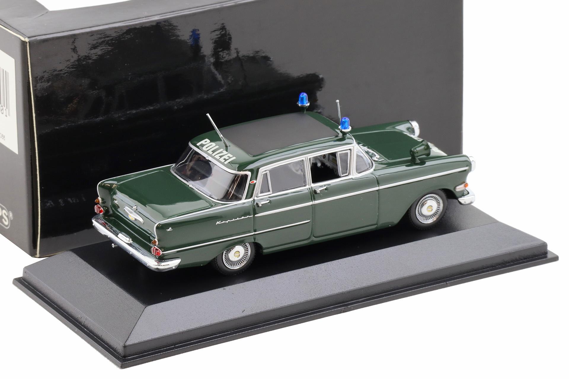 1:43 Minichamps Opel Kapitän 1959 Polizei dark green