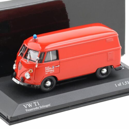 1:43 Minichamps VW T1 Kastenwagen 1966 red Feuerwehr Solingen