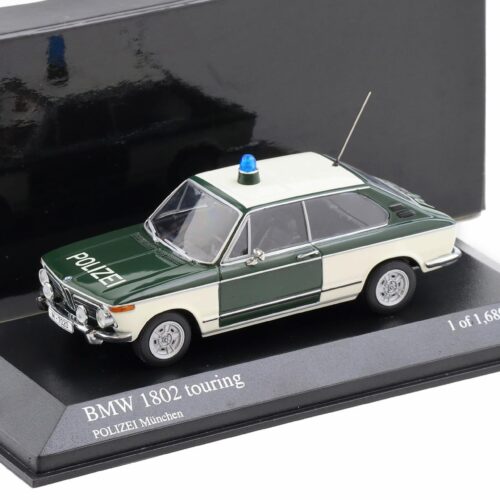 1:43 Minichamps BMW 1802 Touring 1972 Polizei München green/ white