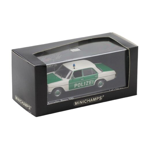 1:43 Minichamps Mercedes 200 W115 Sedan /8 Polizei green/ white