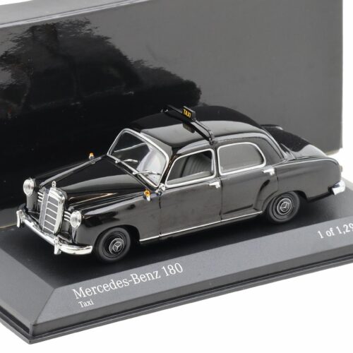 1:43 Minichamps Mercedes 180 Ponton Taxi black