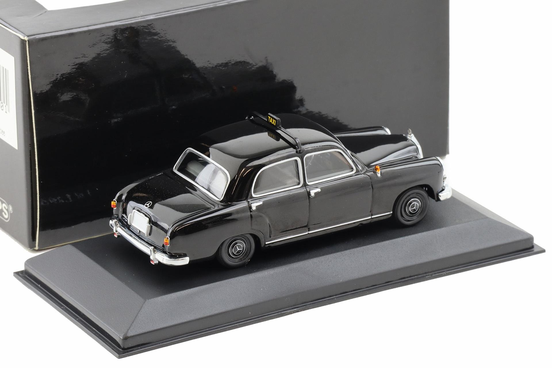1:43 Minichamps Mercedes 180 Ponton Taxi black