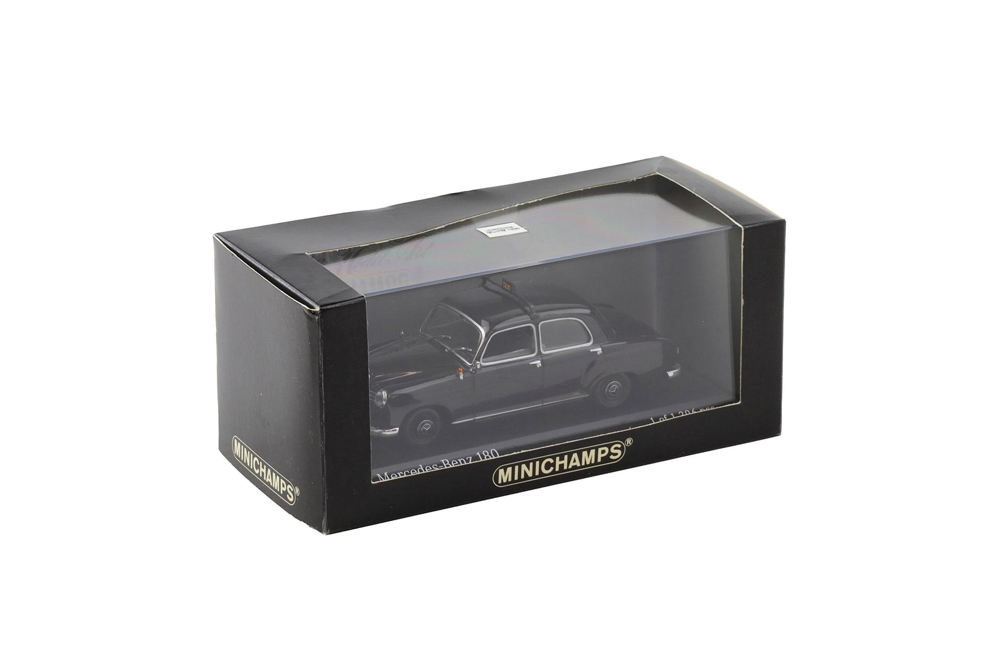 1:43 Minichamps Mercedes 180 Ponton Taxi black