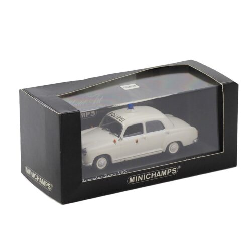 1:43 Minichamps Mercedes 180 Ponton Polizei Trier white
