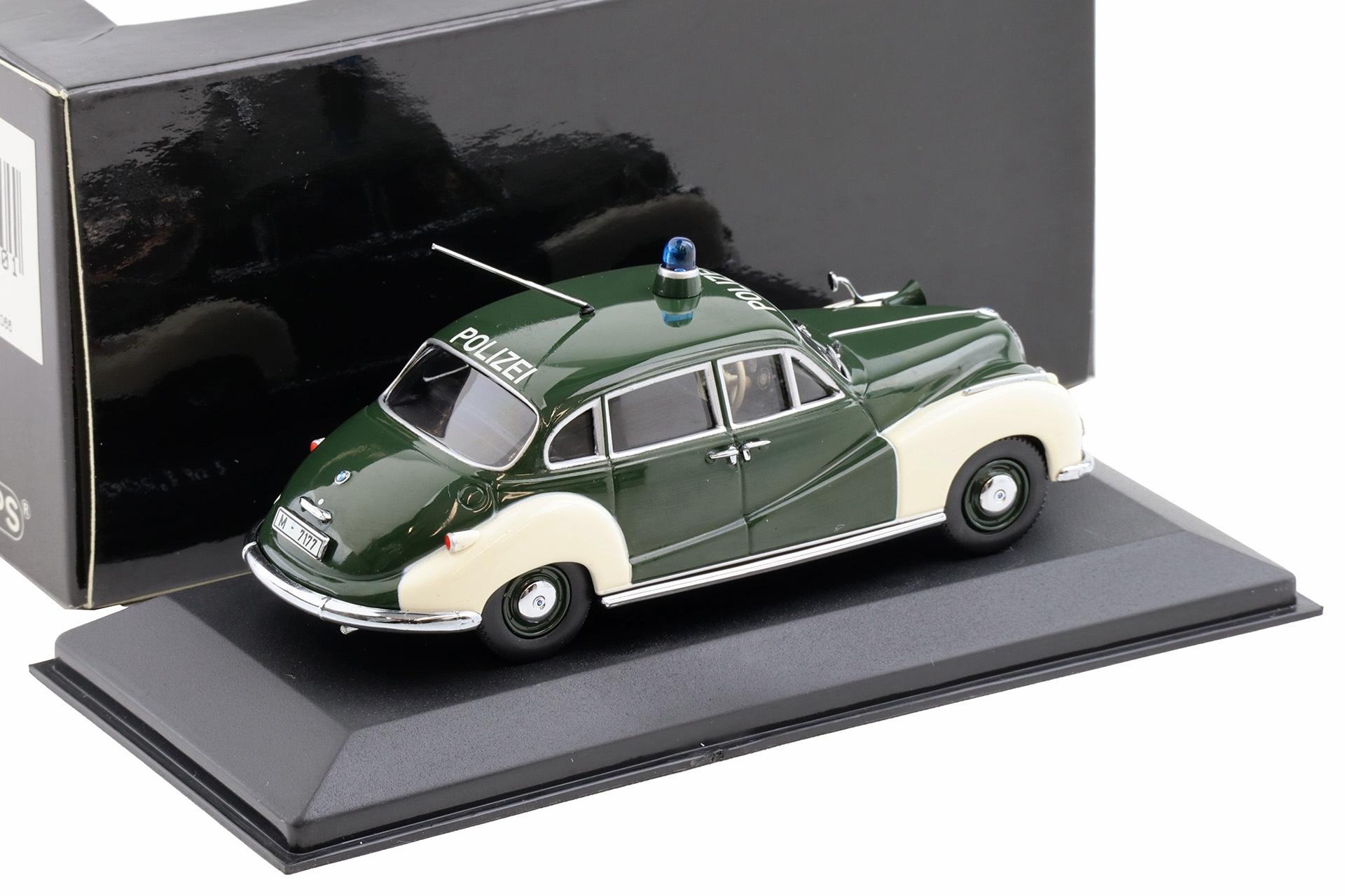 1:43 Minichamps BMW 501 Polizei München green/ white