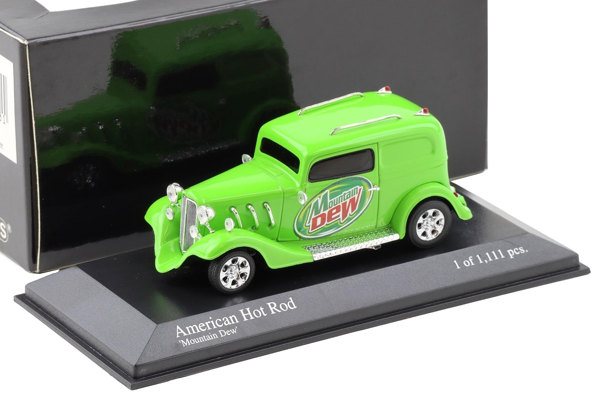 1:43 Minichamps American Hot Rod Mountain Drew green