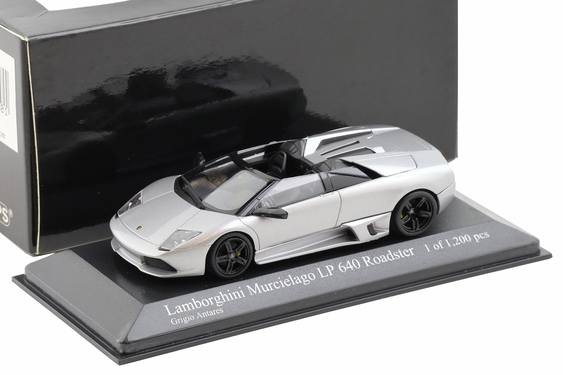 1:43 Minichamps Lamborghini Murcielago LP640 Roadster 2007 Grigio Antares grey