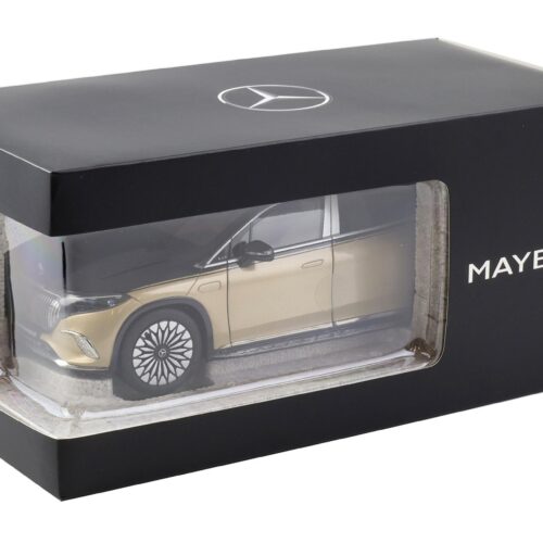 1:18 NZG Mercedes Maybach EQS 680 SUV black/ Kalahari gold DEALER VERSION