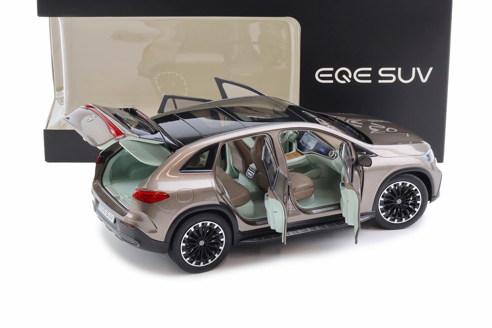 1:18 NZG Mercedes EQE SUV X294 AMG Line velvet brown metallic DEALER VERSION