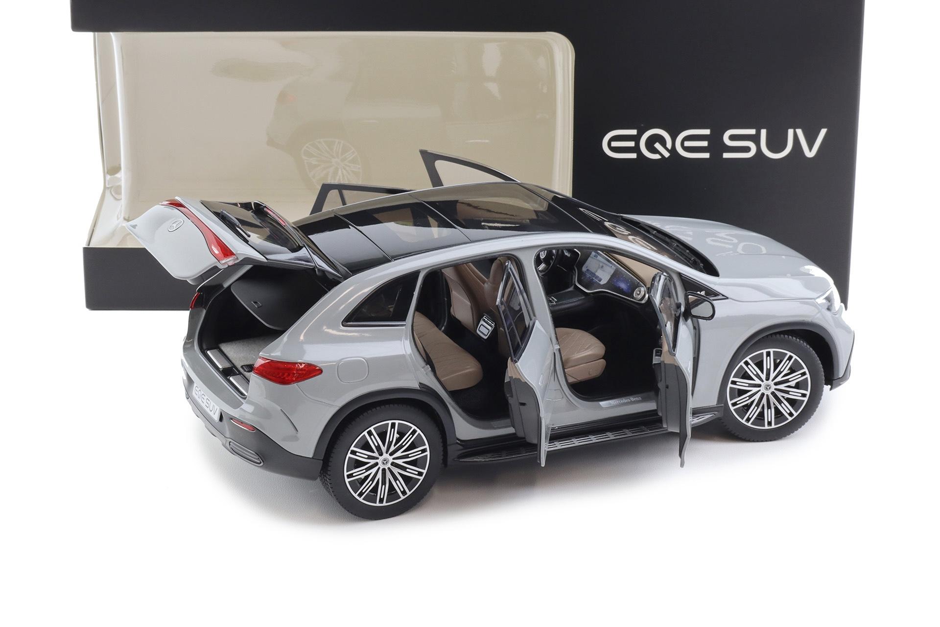 1:18 NZG Mercedes EQE SUV X294 AMG Line alpine grey solid DEALER VERSION