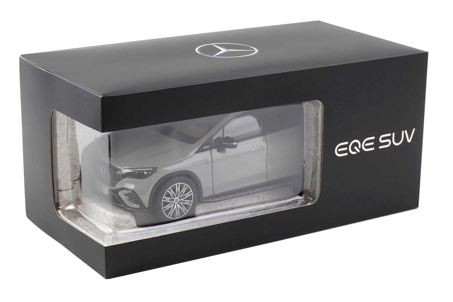 1:18 NZG Mercedes EQE SUV X294 AMG Line alpine grey solid DEALER VERSION