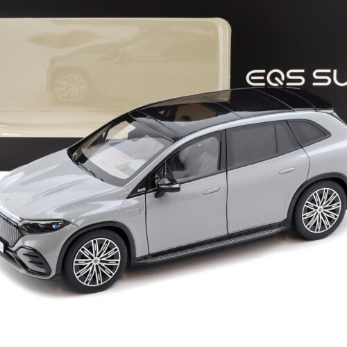 1:18 NZG Mercedes EQS SUV X296 AMG Line alpine grey solid DEALER VERSION