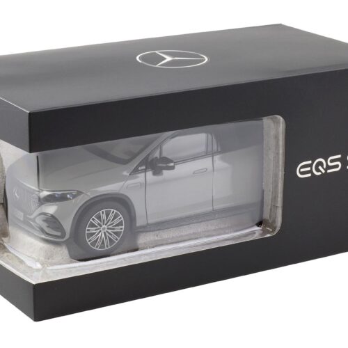 1:18 NZG Mercedes EQS SUV X296 AMG Line alpine grey solid DEALER VERSION