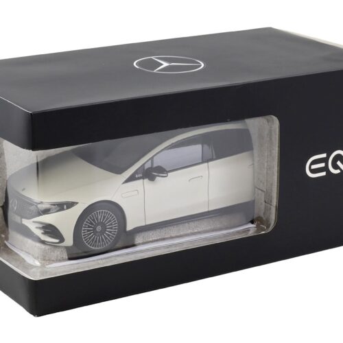 1:18 NZG Mercedes EQS V297 Limousine opalite white bright matt DEALER VERSION