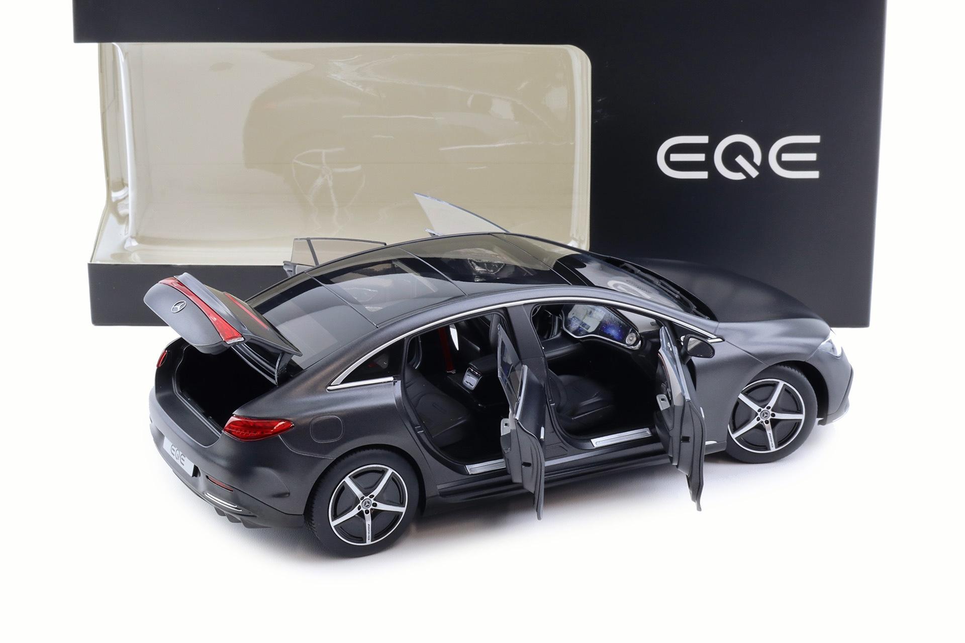 1:18 NZG Mercedes EQE V295 Limousine AMG Line graphite grey magno DEALER VERSION