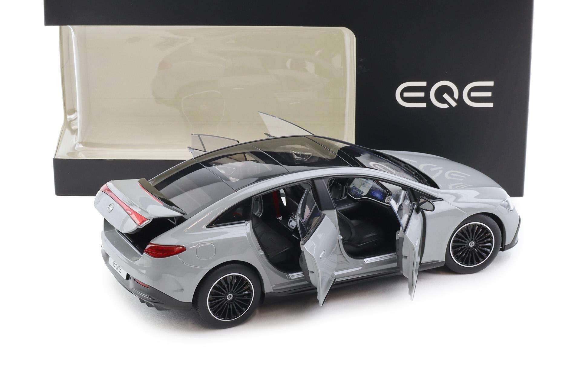 1:18 NZG Mercedes EQE V295 Limousine AMG Line alpine grey uni DEALER VERSION