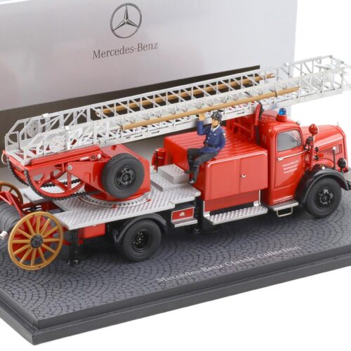 1:43 Schuco Mercedes L6600 Feuerwehr Werksfeuerwehr Untertürkheim DEALER VERSION