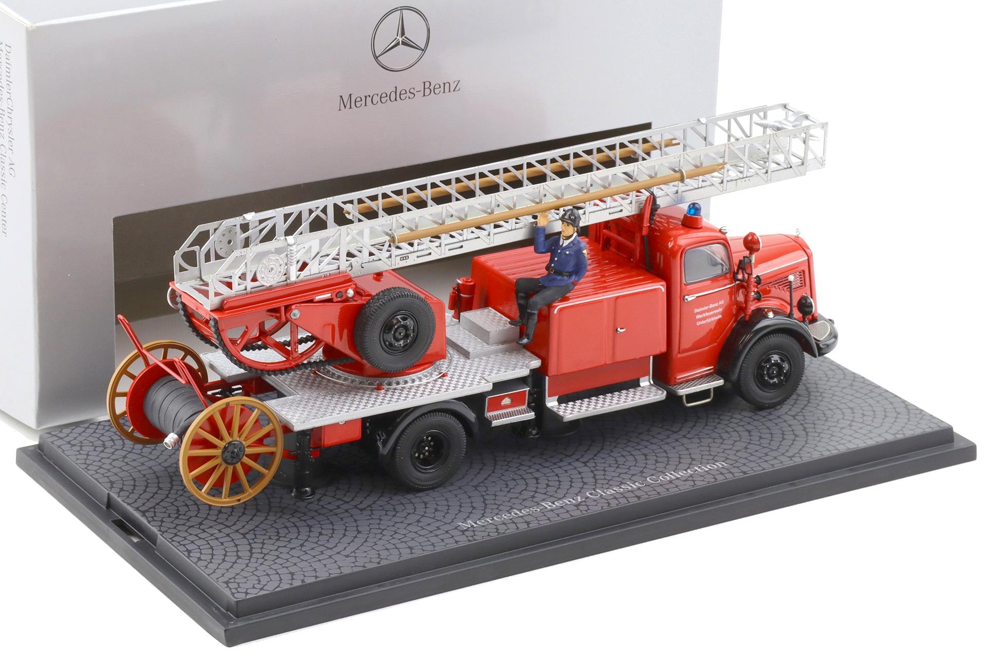 1:43 Schuco Mercedes L6600 Feuerwehr Werksfeuerwehr Untertürkheim DEALER VERSION