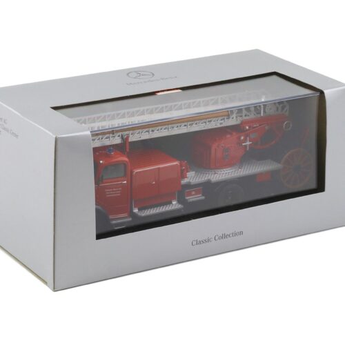 1:43 Schuco Mercedes L6600 Feuerwehr Werksfeuerwehr Untertürkheim DEALER VERSION