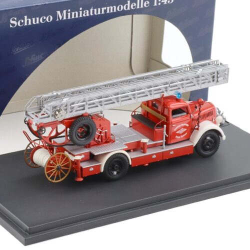 1:43 Schuco Opel Blitz S 3t Feuerwehr Betriebsfeuerwehr Firma Theimer red