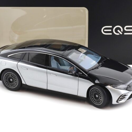 1:18 NZG Mercedes EQS V297 Limousine with light black/ silver DEALER VERSION