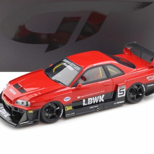 1:18 GT Spirit GT570 Nissan GT-R R34 Super Silhouette Liberty Walk Active red 2020