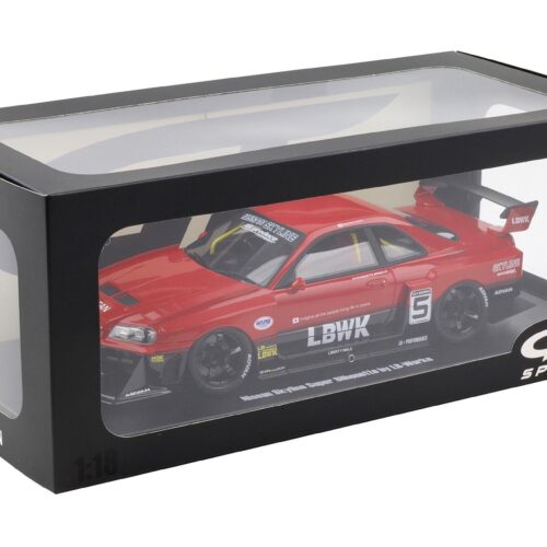 1:18 GT Spirit GT570 Nissan GT-R R34 Super Silhouette Liberty Walk Active red 2020