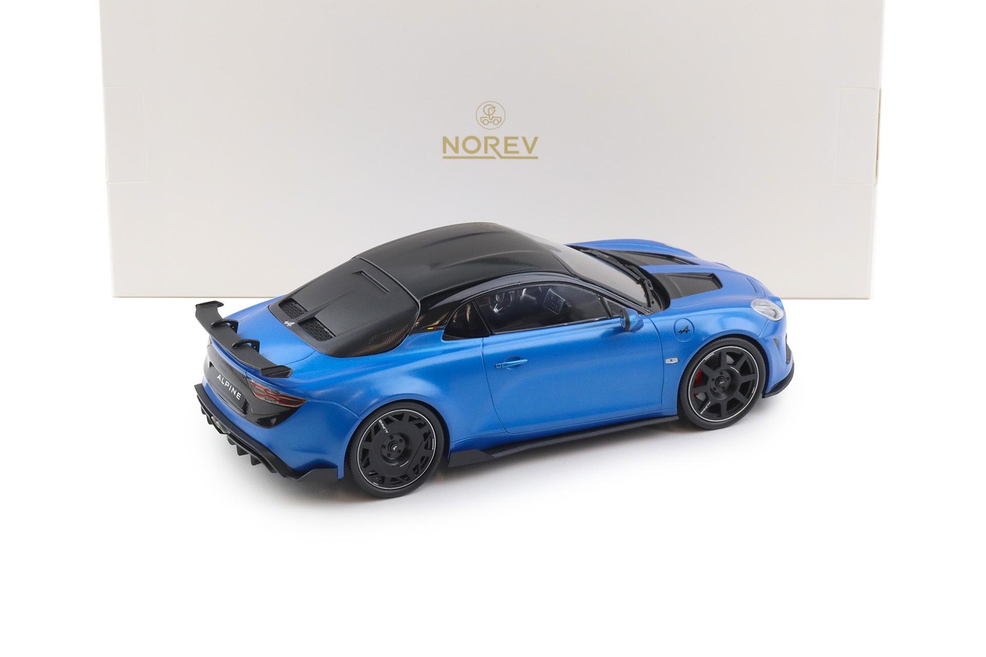 1:18 Norev Alpine A110 R Fernando Alonso 2022 matt blue - Limited 110 pcs.
