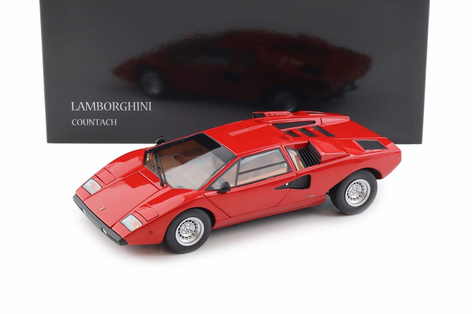1:18 Kyosho Lamborghini Countach LP 400 Coupe red KS08321RT