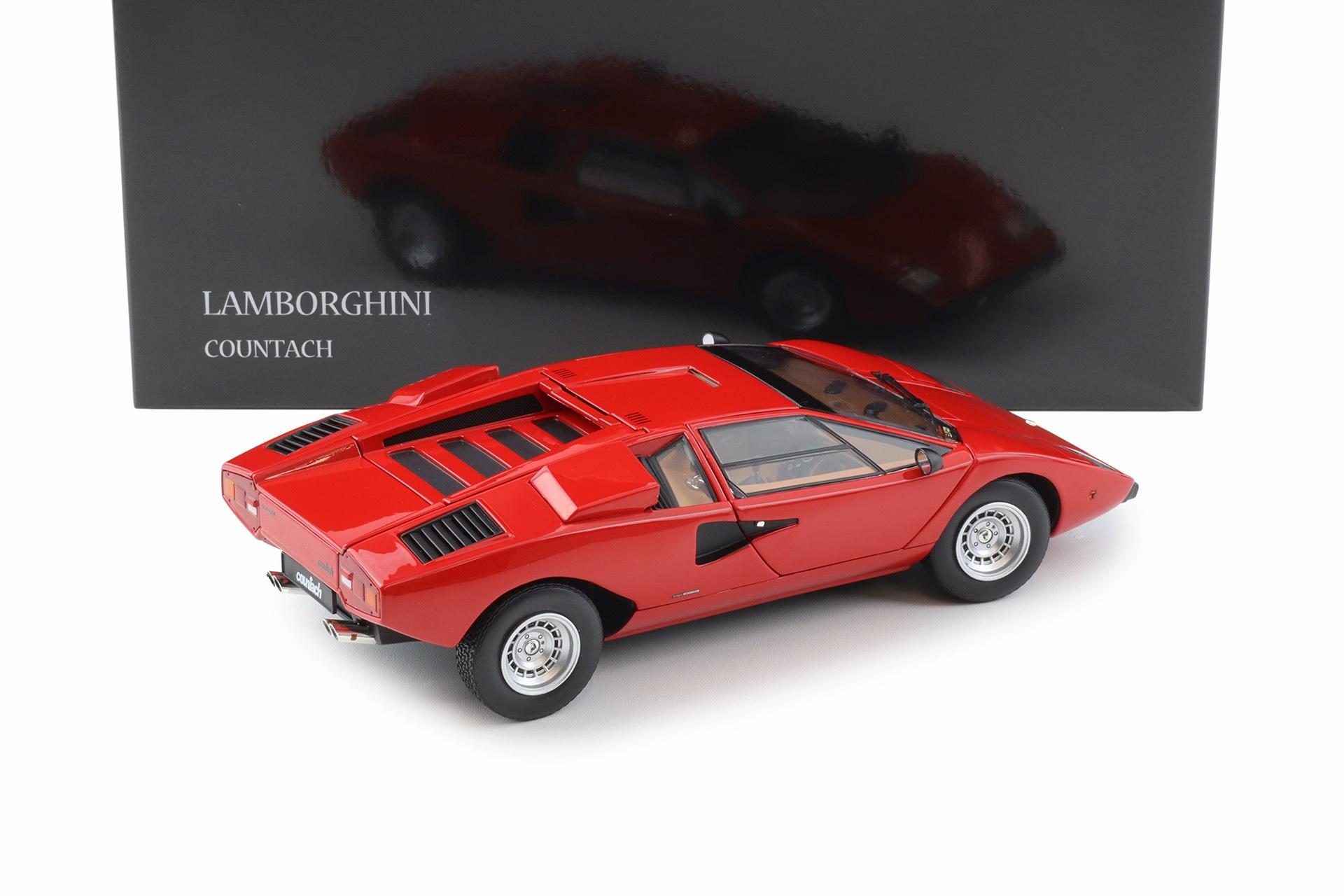 1:18 Kyosho Lamborghini Countach LP 400 Coupe red KS08321RT