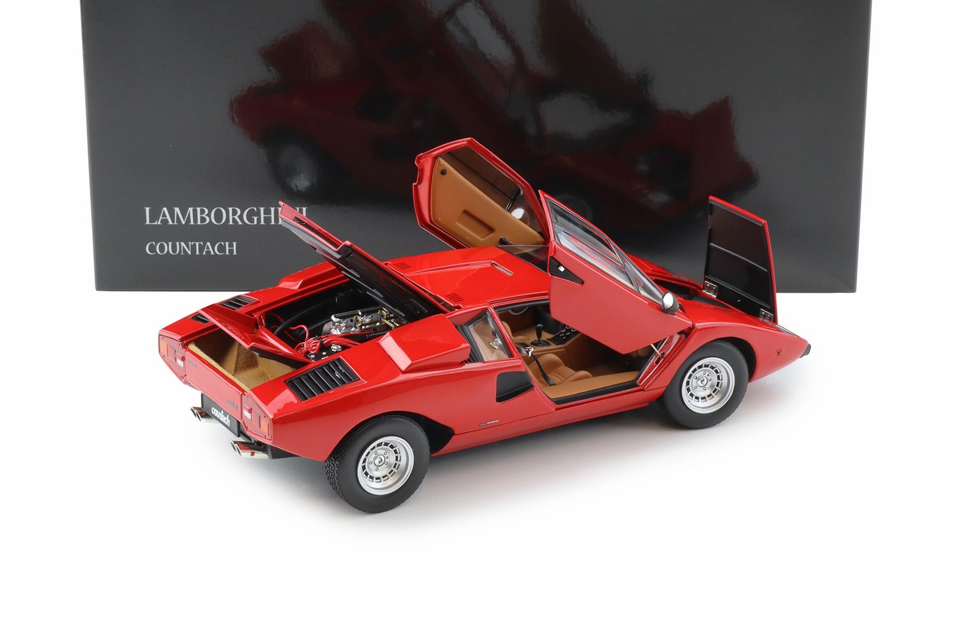 1:18 Kyosho Lamborghini Countach LP 400 Coupe red KS08321RT