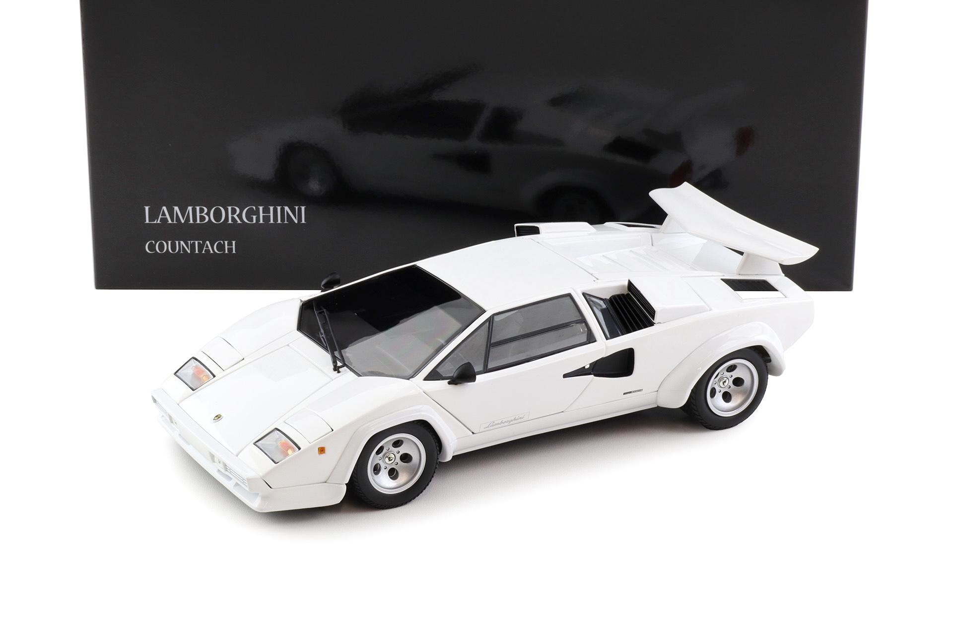 1:18 Kyosho Lamborghini Countach LP 400S Coupe white KS08320WFL
