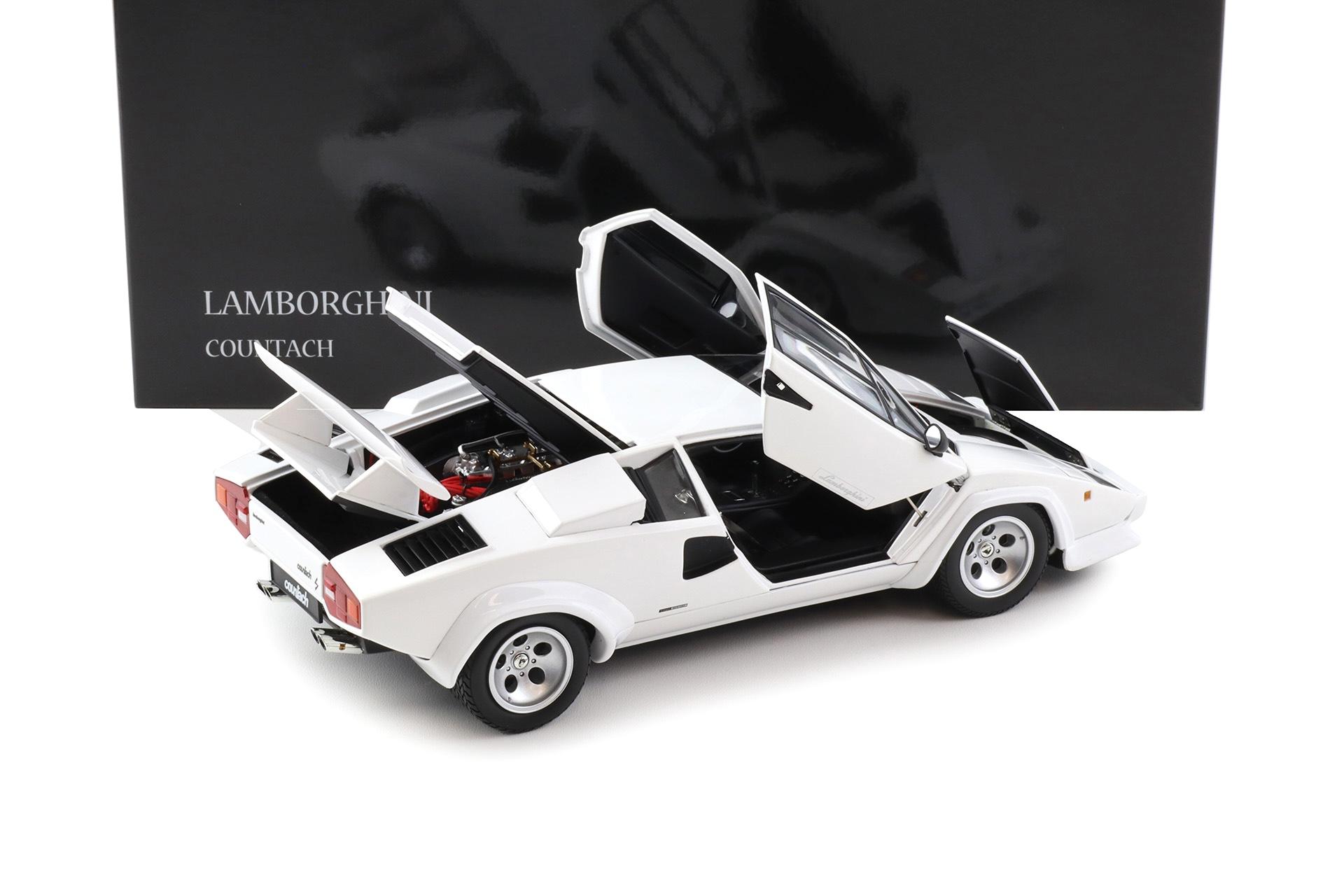 1:18 Kyosho Lamborghini Countach LP 400S Coupe white KS08320WFL