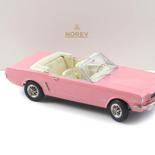 1:18 Norev Ford Mustang Convertible 1965 pink - Limited 200 pcs.
