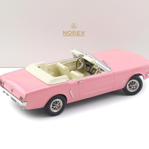1:18 Norev Ford Mustang Convertible 1965 pink - Limited 200 pcs.