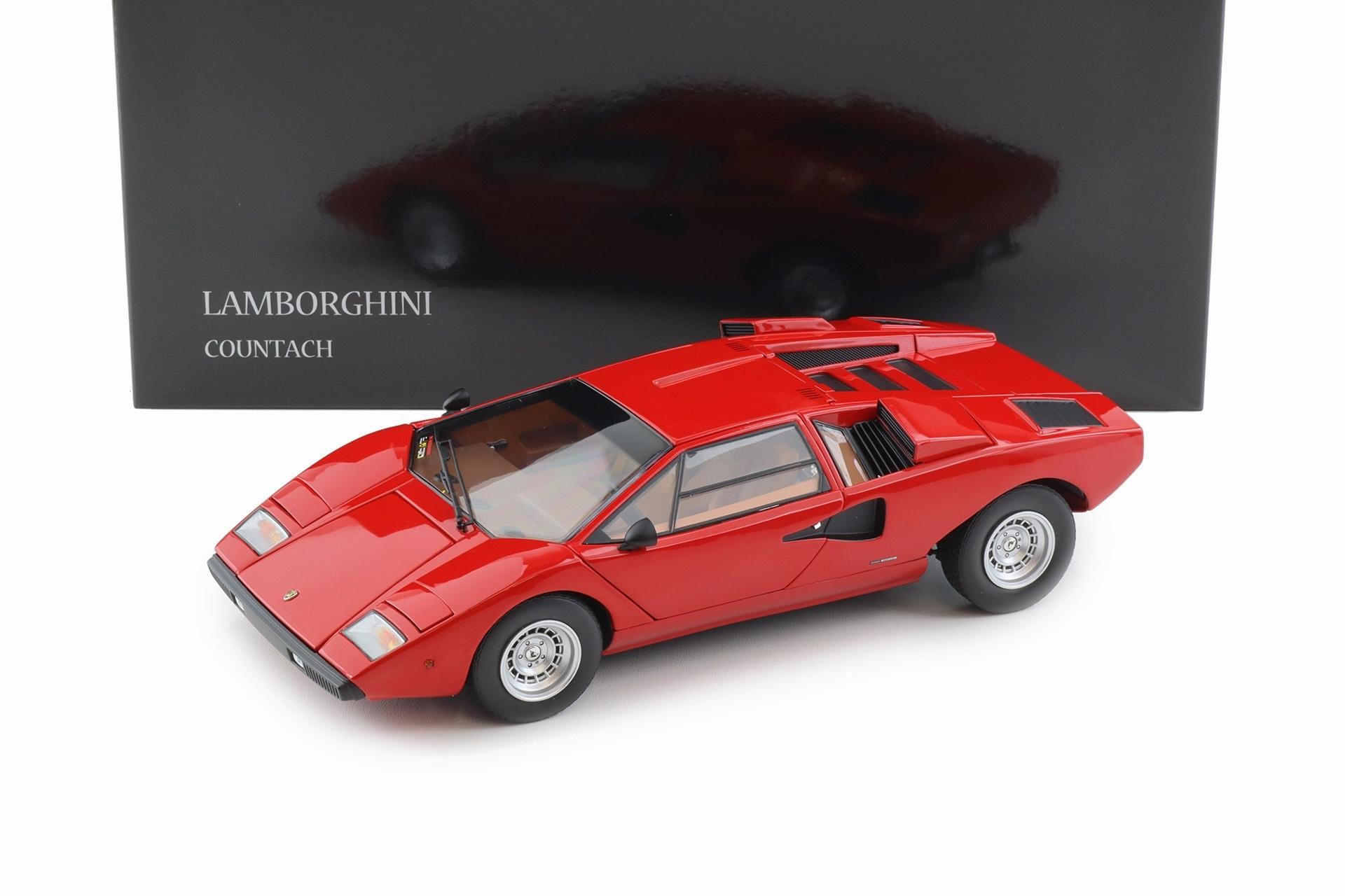 1:18 Kyosho Lamborghini Countach LP 400 Coupe red KS08321RT